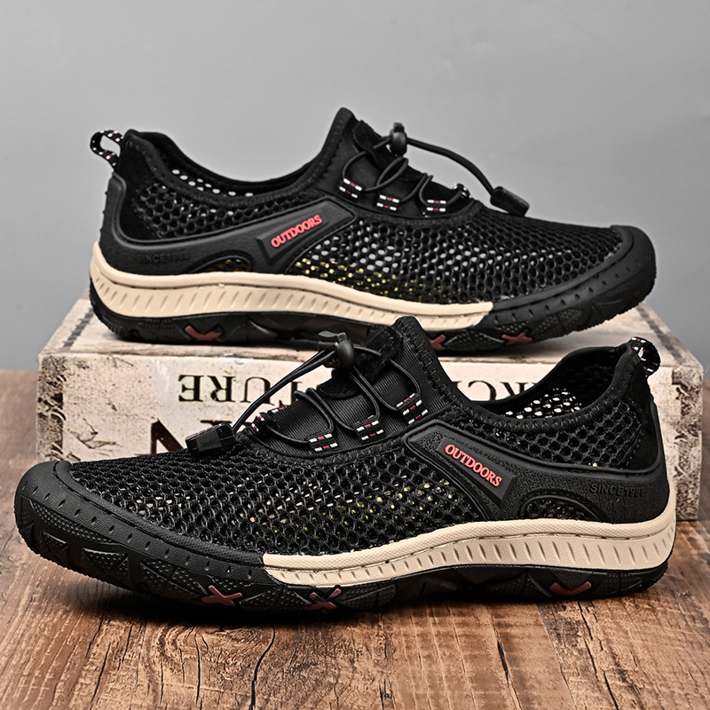 Mens Casual Shoes Summer Mesh Shoes Outdoor Footwear - Image 3