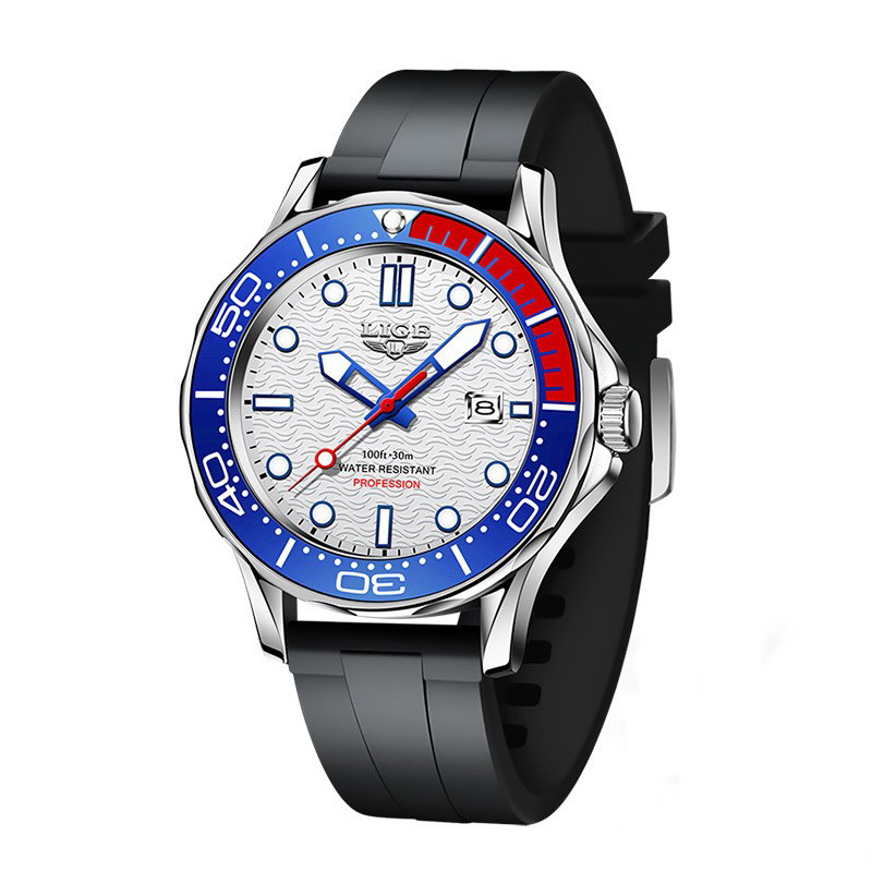 Mens Luminous Dial Waterproof Quartz Watch - Image 4