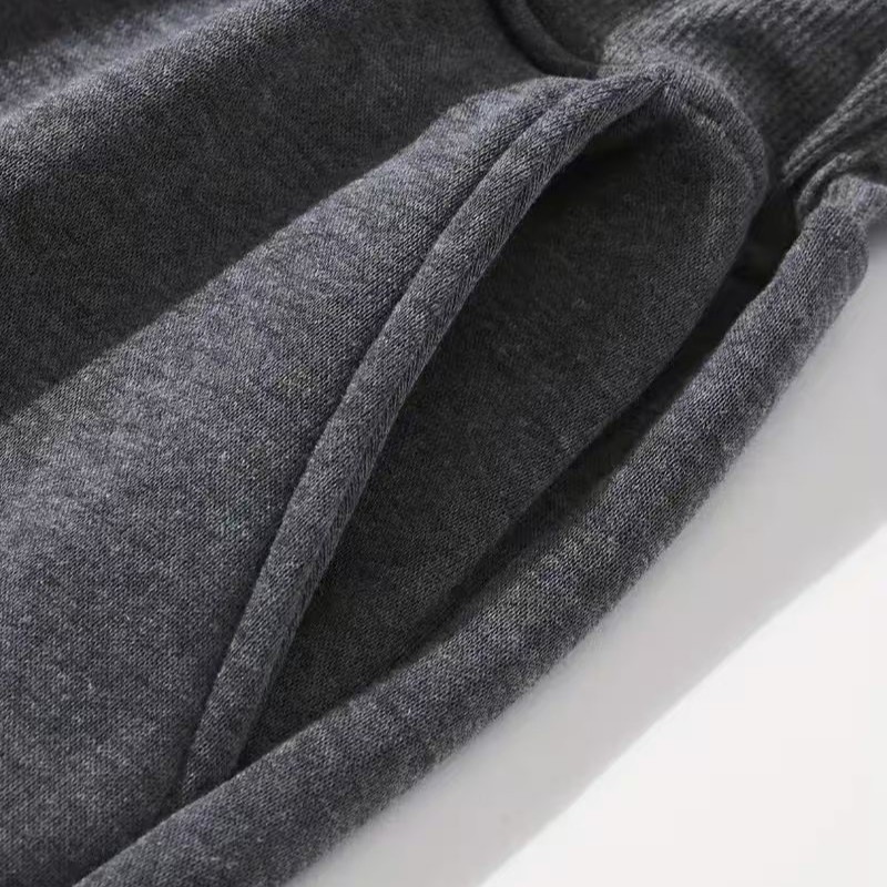 Mens Pants European And American High-Street Retro Casual Terry Cloth Style - Image 5