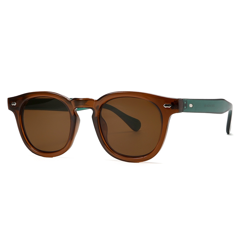 New Simple Sunglasses Round Rim Sunglasses - Image 7