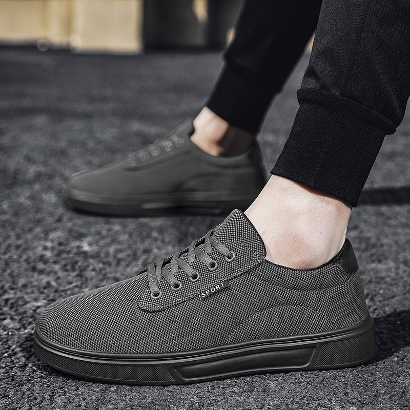 Mens Shoes, Four-season Casual Canvas Shoes - Image 3