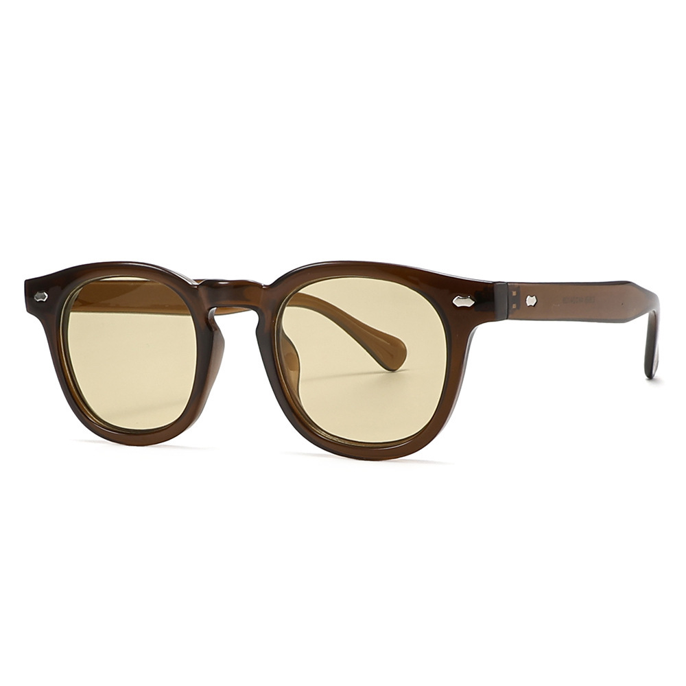 New Simple Sunglasses Round Rim Sunglasses - Image 6