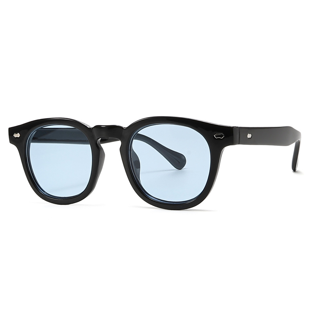 New Simple Sunglasses Round Rim Sunglasses - Image 9