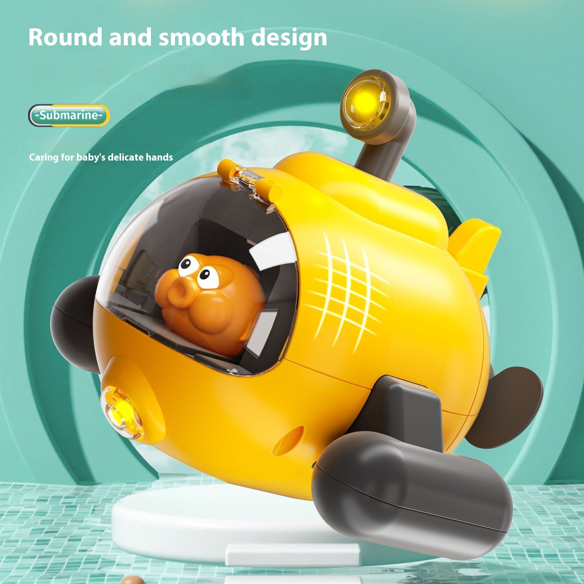 Water Toys Luminous Catapult Submarine Bath Toys - Image 4