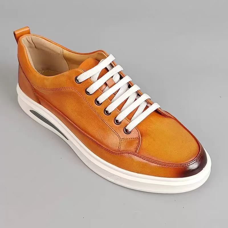 New Korean-style Versatile Mens Shoes Sports Leather Shoes - Image 4