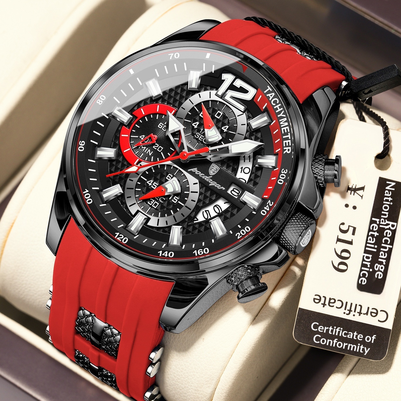 Mens Sports Watch Waterproof And Luminous - Image 7