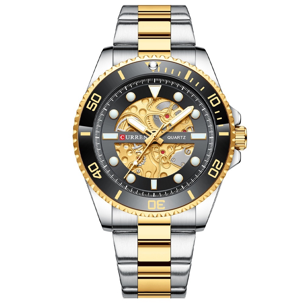 Business Quartz Mens Waterproof Round Watch - Image 4