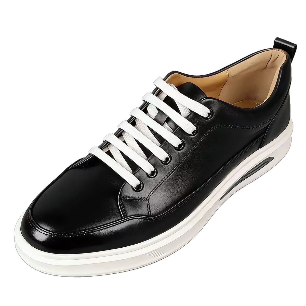 New Korean-style Versatile Mens Shoes Sports Leather Shoes - Image 5
