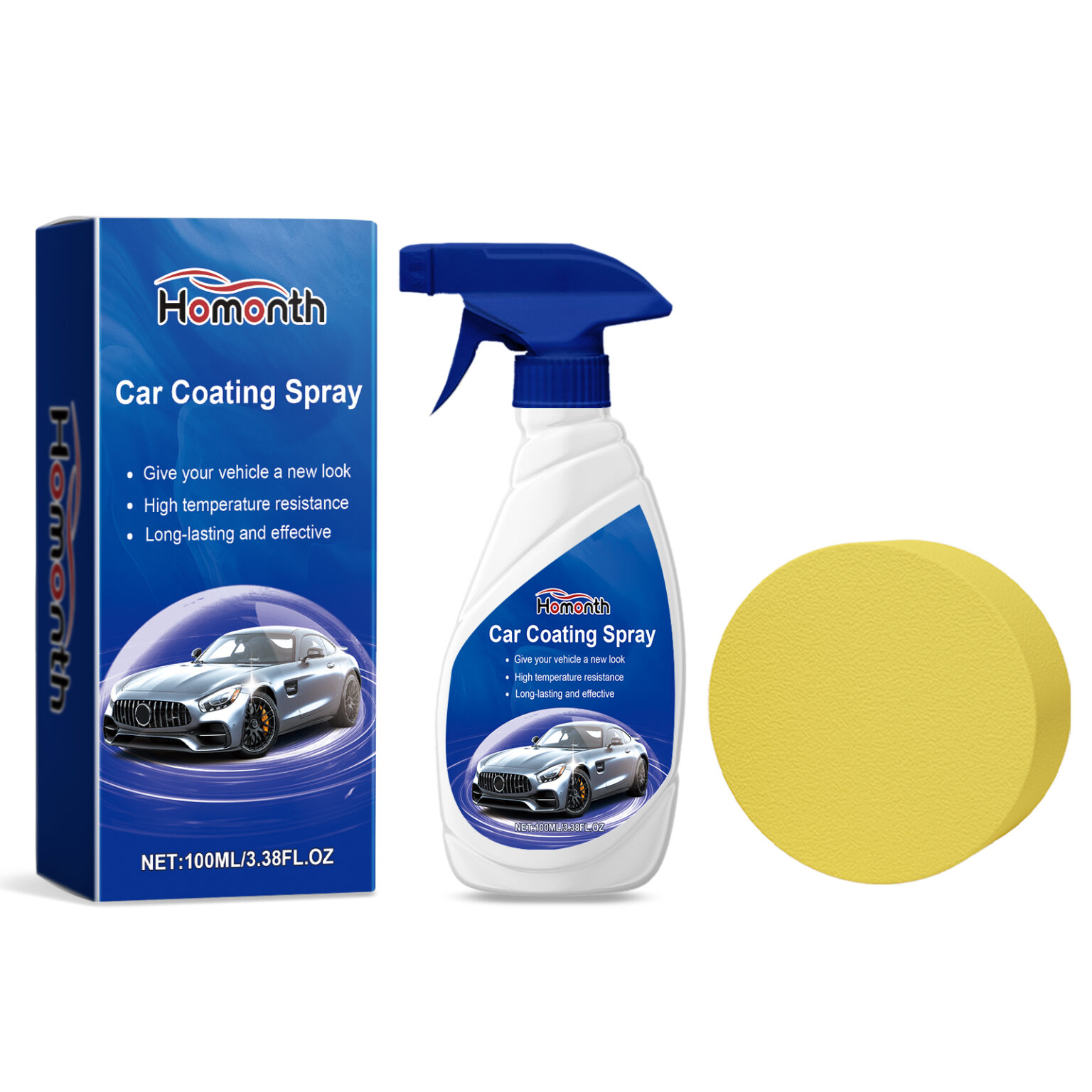 Car Coating Agent spray and sponge