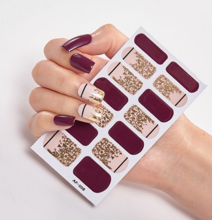Nail Stickers, Nail Polish Glue, Full Nail Stickers - Image 5