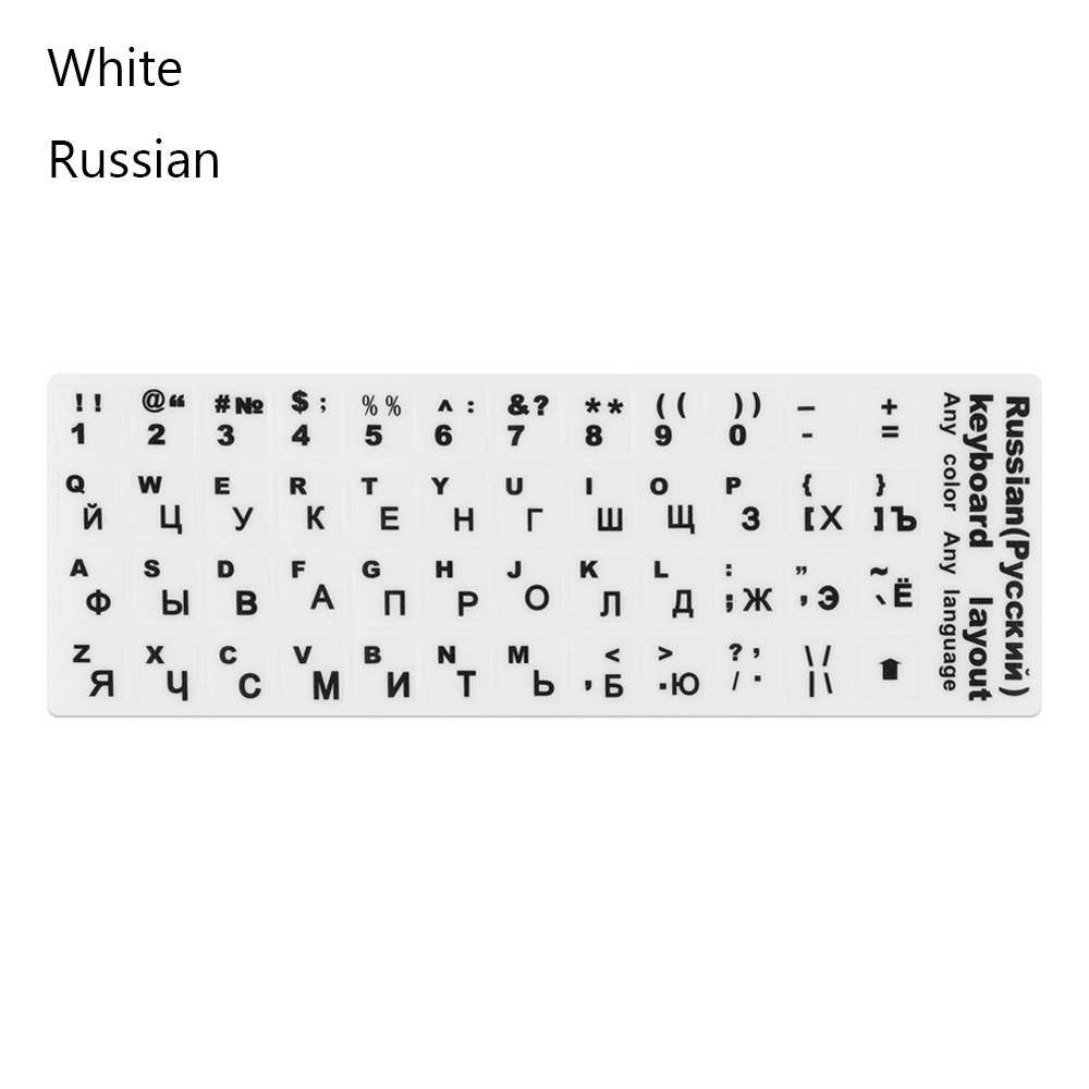 Laptop Keyboard Stickers Japanese Korean French Russian - Image 4