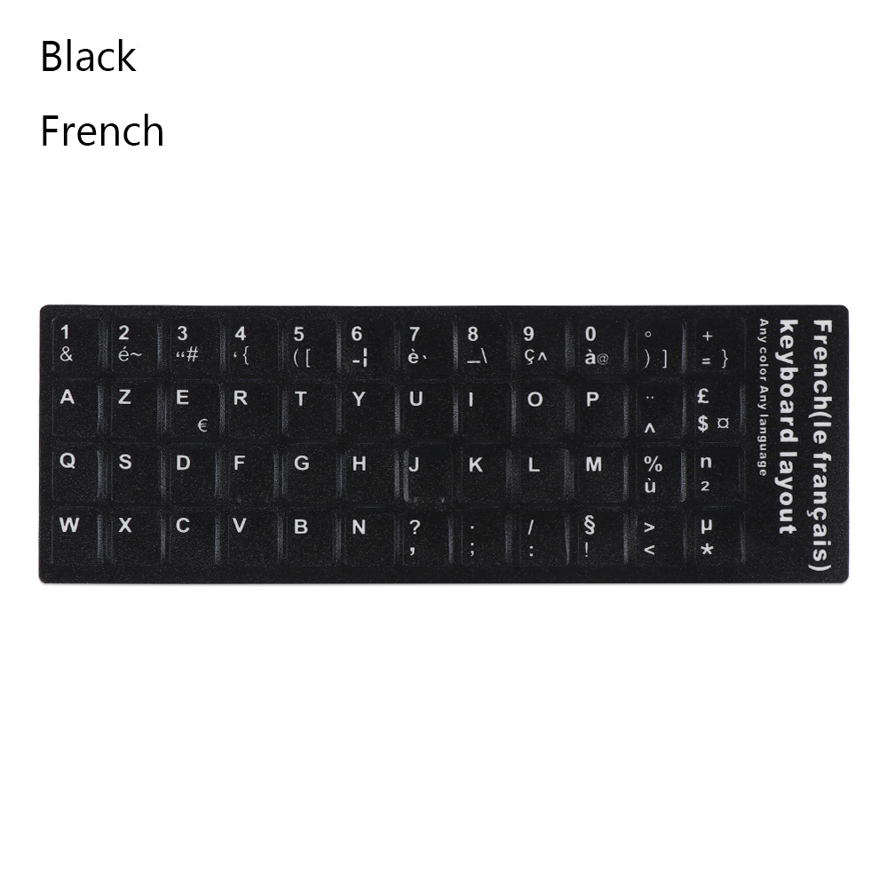 Laptop Keyboard Stickers Japanese Korean French Russian - Image 3