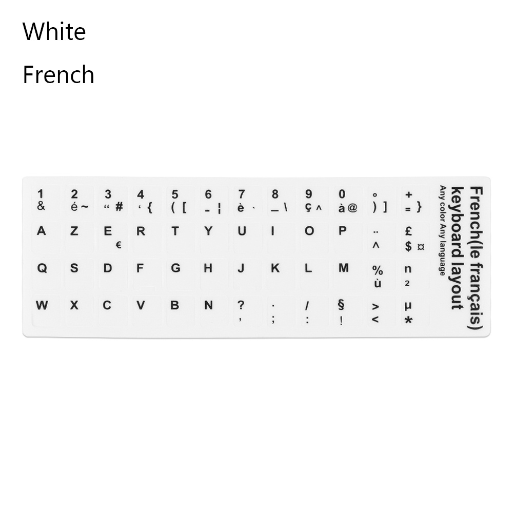 Laptop Keyboard Stickers Japanese Korean French Russian - Image 2